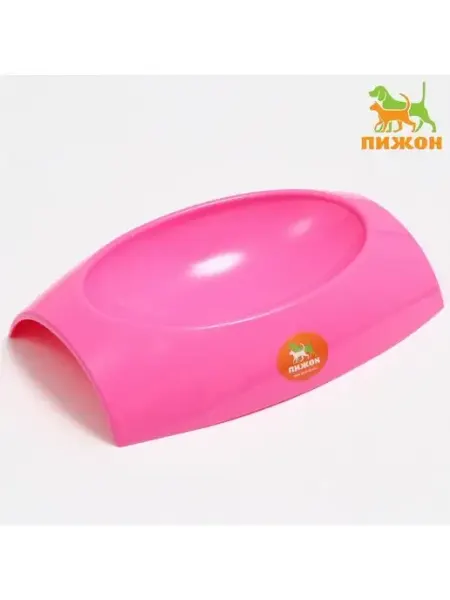 My Sweet Home Миска пластиковая 27 х 19 х 5,5 см, розовая