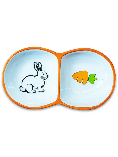 Mr.Kranch миска для грызунов двойная 2 х 50 мл
