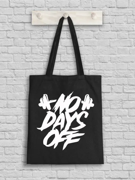 Каждому Своё Шоппер Спортзал No Days Off Гантели Мотивация Тренировки