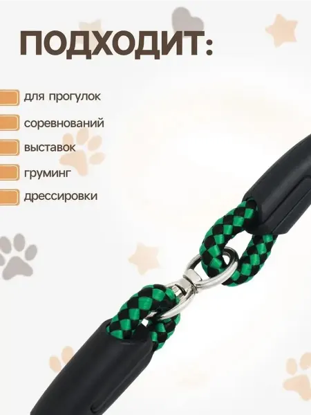 Стильная многофункциональная ринговка для собак