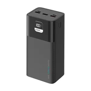 Внешний аккумулятор NRG Turbo V4 40000 мА-ч, дисплей, powerbank черный, Deppa, 33684
