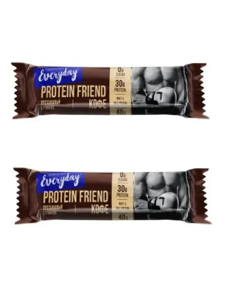EveryDay Батончик высокобелковый Protein Friend, кофе, 40г, 2 шт