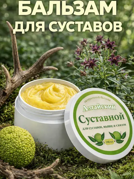 БОГАТСТВО АЛТАЯ Мазь для суставов от боли и воспалений