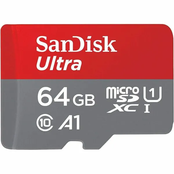 Карта памяти SanDisk Ultra UHS I 64GB MicroSD Card 140MB/s R for Smartphones. Цвет: черный