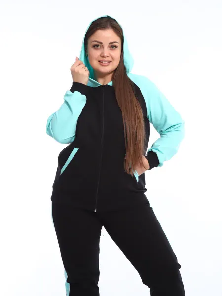БАБОНЬКИ SHOP Костюм трикотажный для дома и спортзала большие размеры