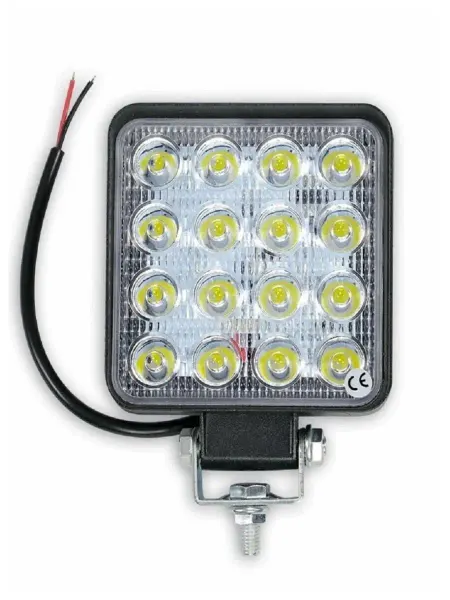 MISTAR Автомобильные фары 48LED плоская 105-105мм 10-30V