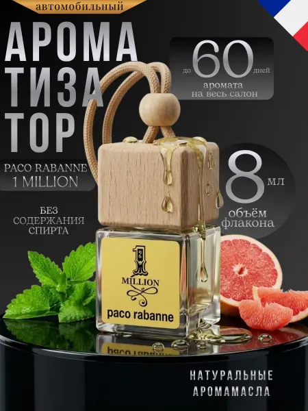 Ver_perfume Ароматизатор в Машину Автопарфюм Paco Rabanne 1 million