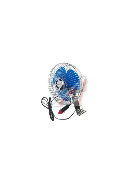 MEGAPOWER-AUTOMOTIVE Вентилятор в салон 12V 6" на кронштейне (с решеткой металл
