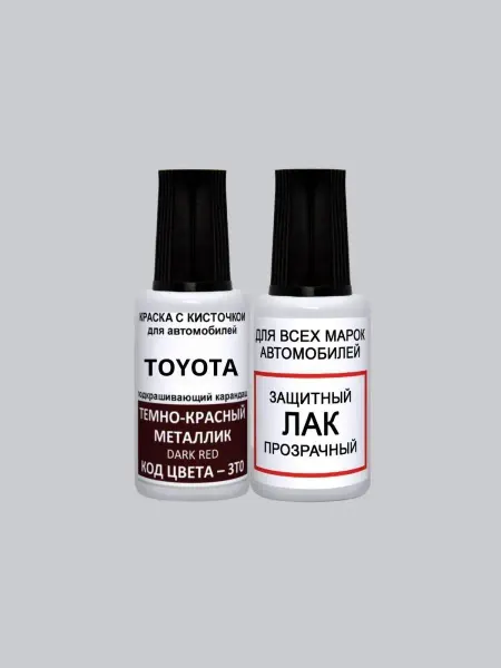 PODKRASKA.RU Автомобильная краска TOYOTA 3T0 Dark Red, Chili, красный