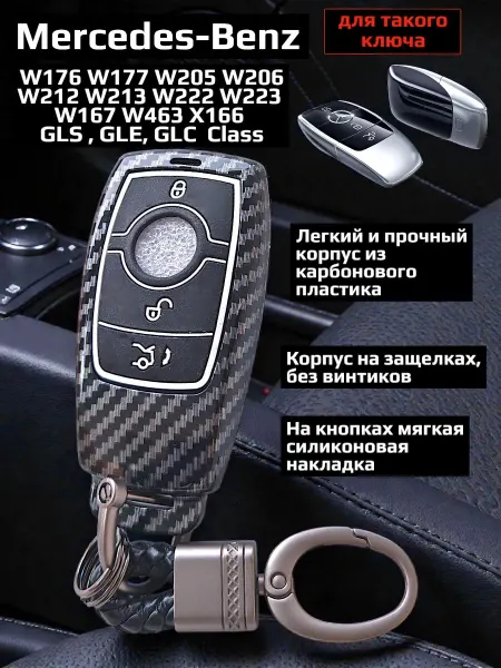 Чехол для автомобильного ключа из прочного ABS пластика