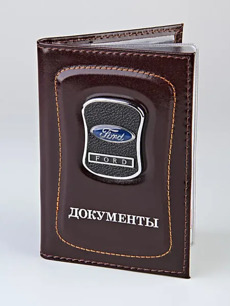 Обложка на автодокументы FORD марка железная