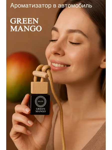 SIGOL Автомобильный ароматизатор для машины GREEN MANGO