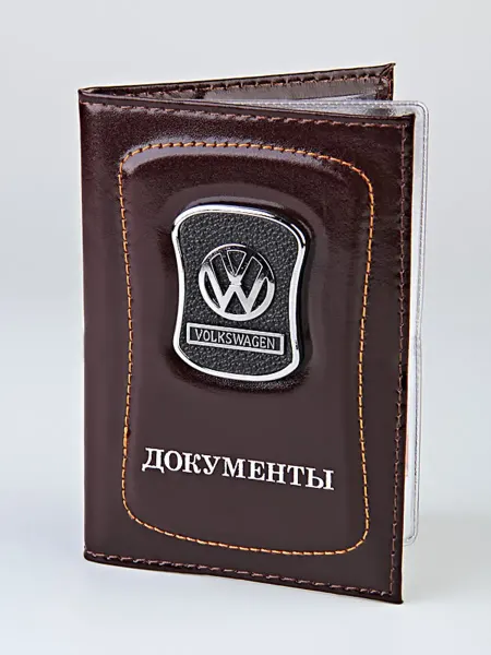 Обложка на автодокументы VOLKSWAGEN марка железная