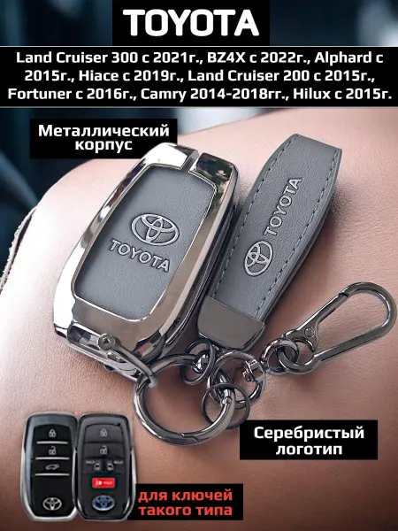 Чехол для ключа автомобиля из цинкового сплава