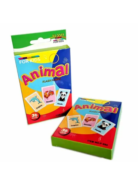 Booksy Набор образовательных карточек Animal