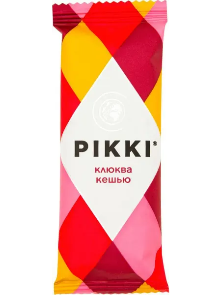 Батончик Pikki клюква-кешью 35г