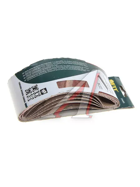 FIT Лента шлифовальная 75х457мм P40 5шт
