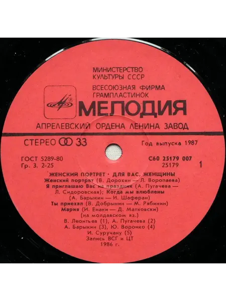 Various - Женский Портрет Без обложки EX