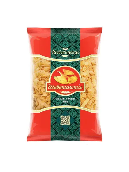 Шебекинские Макаронные изделия Шебе кинские Лагман-лапша 350г