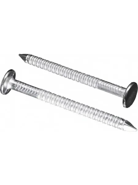 Ершеные гвозди с плоской головкой BOWT цинк, 4,2x100, 200