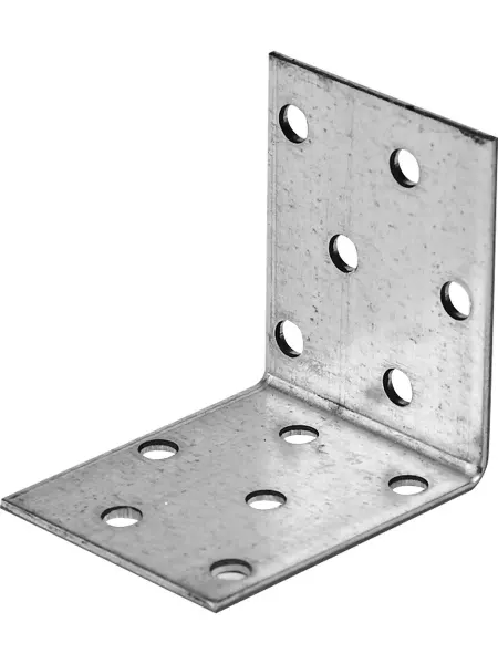 Нет бренда Угол крепежный равносторонний KUR 50x50x40x1.8