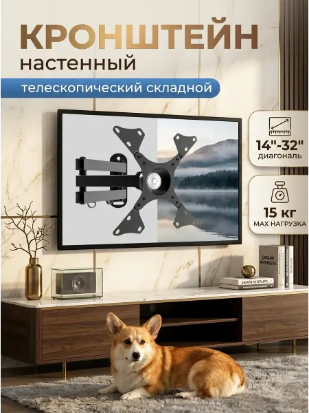DREAMING HOUSE Кронштейн для телевизора для работы и дома