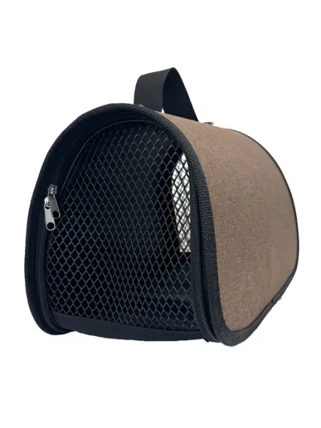 HomePet Сумка-переноска для кошек и собак Шоколад №1 35х22х23 см