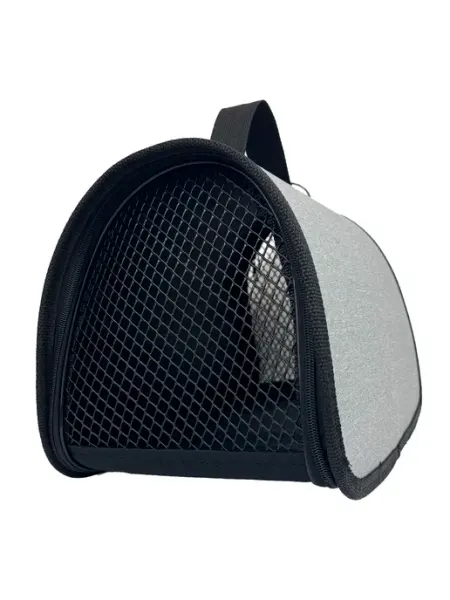 HomePet Сумка-переноска для кошек и собак Серая №1 35х22х23 см