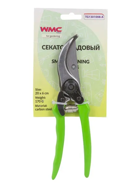 WMC Tools Секатор садовый с боковой фиксацией (L-210мм),в блистере
