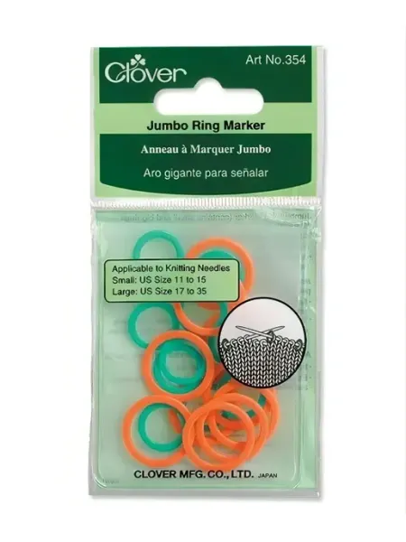 Clover Маркеры для вязания кольцевые 354 Кловер