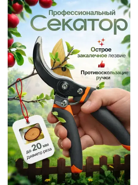ВЕГА1 Секатор для обрезки веток инструмент для сада