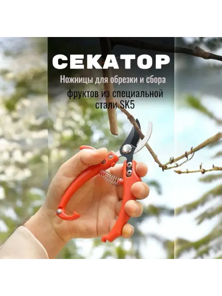Секатор садовый ручной для цветов и деревьев