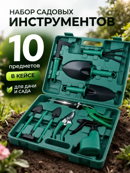 КАКНАДО Набор садовых инструментов секатор ножницы для огорода