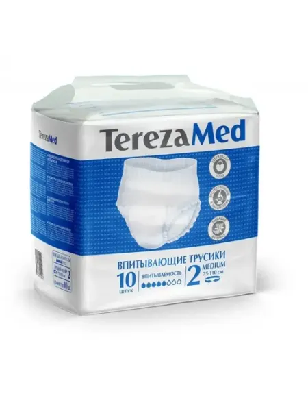 Terezamed Подгузники для взрослых Medium 10 шт 75-110см