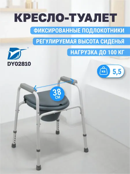 Dayang Medical Кресло туалет для пожилых и инвалидов Dayang DY02810