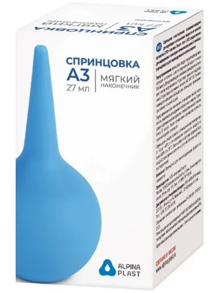 Альпина Пласт Спринцовка мягкий наконечник а3 27мл