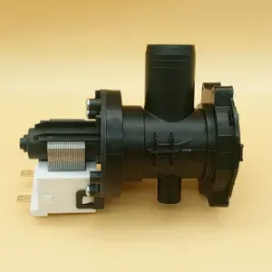 C00855480 Помпа сливная для стиральной машины Indesit, Whirlpool BPX2-35L 35W с улиткой в сборе