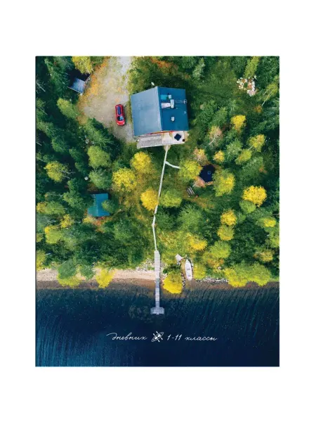 ArtSpace Дневник школьный . 1-11 класс. Мягкая обл. Дом в лесу