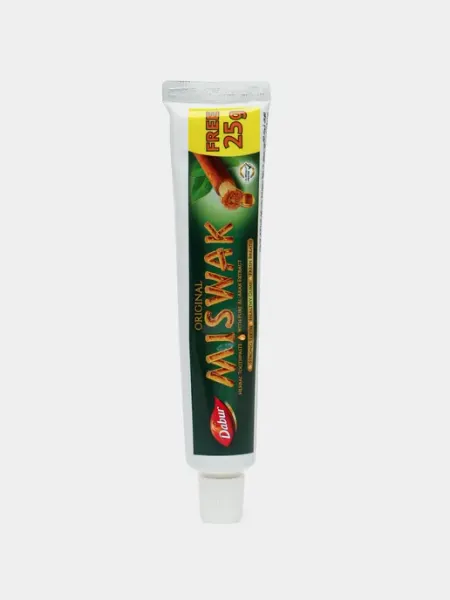 Dabur Зубная паста Miswak, с экстрактом мисвака, 75 г