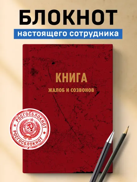 Эксмо Блокнот для записей мужской. Книга жалоб и созвонов А5