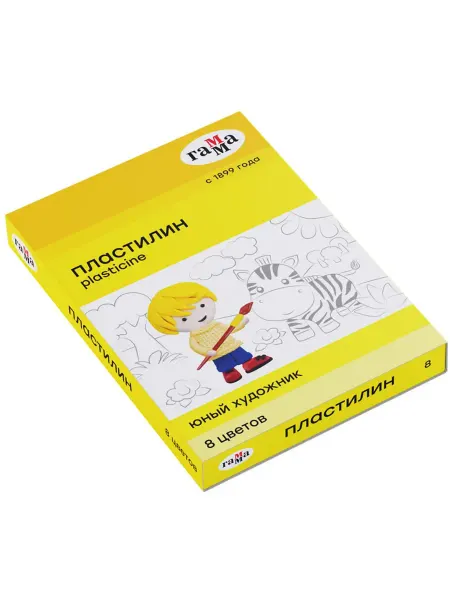 Я-Художник! Пластилин "ЮНЫЙ ХУДОЖНИК", 8 цветов
