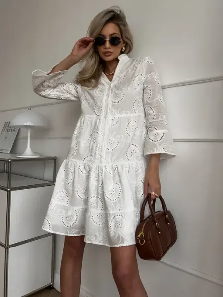 ZUZO Платье летнее шитье короткое