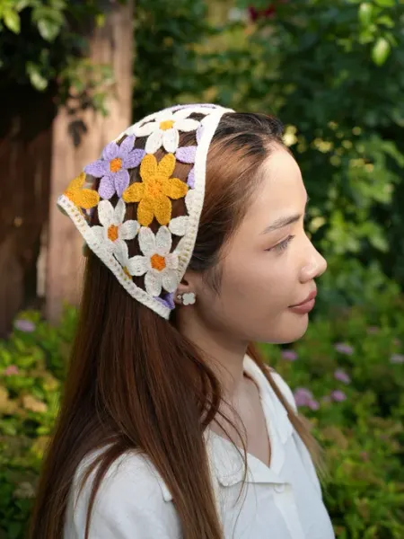 ALÉVITA Косынка бандана кружевная ажурная