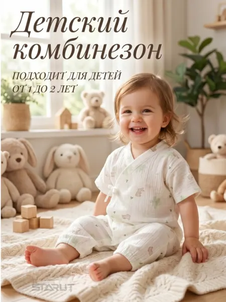 Комбинезон-слип для новорожденных, 100% хлопок, летняя детская одежда для малышей