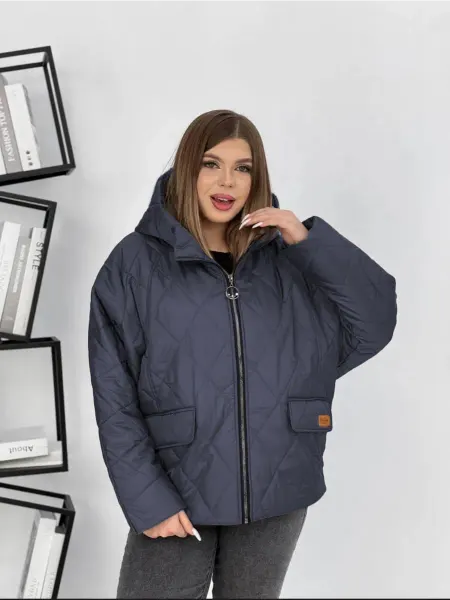 Zama fashion Куртка Стеганка Оверсайз