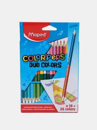 Карандаши цветные Maped, Color'Peps Duo, 36 цветов, 829601, q0000008442
