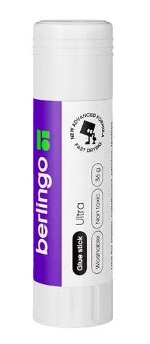 Berlingo Клей-карандаш Ultra, ПВП, 36г, 3шт