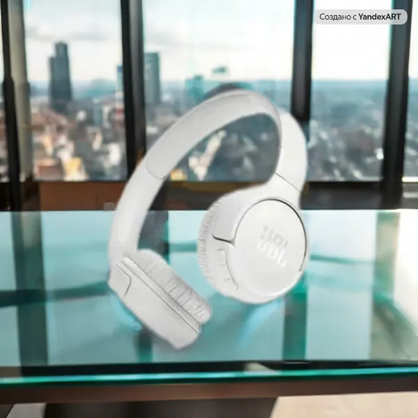 Наушники JBL Tune 520 BT, накладные, белые, время работы 57 ч, Bluetooth 5.3