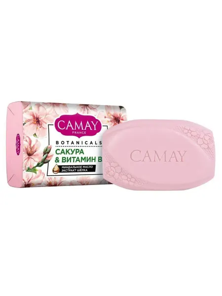 CAMAY / Косметическое твердое туалетное мыло Мыло туалетное Японская сакура, 85г