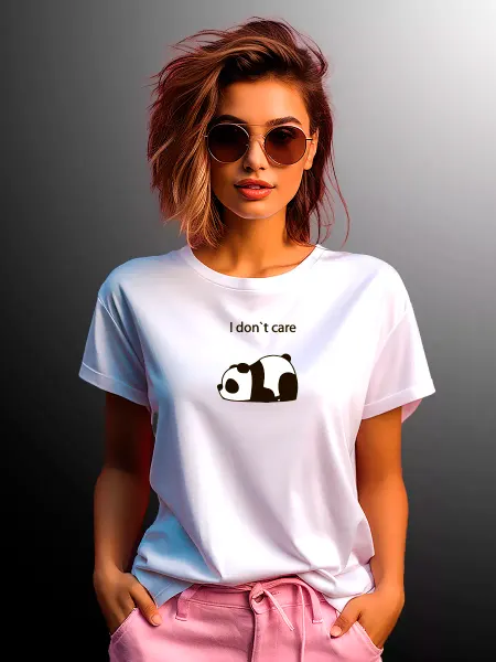 WearZone Футболка белая I don't care